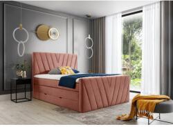 Eltap Candice 180x200 boxspring ágy rózsaszín - mindigbutor - 515 900 Ft