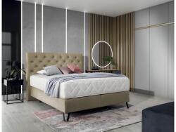 Eltap Cortina 160x200 boxspring ágy világosbarna - mindigbutor