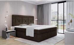 Eltap Idris 160x200 boxspring ágy sötétbarna - mindigbutor