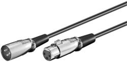 PremiumCord XLR sztereó 3 pólusú hosszabbító kábel 2m (KJACKXLR02) (KJACKXLR02)