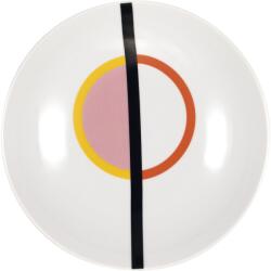 LE COQ PORCELAINE LE COQ Geometrikos Mély tányér, magasság: 50 mm, átmérő: 210 mm, okker
