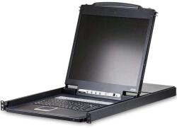 ATEN 16-port KVM PS/2+USB, OSD, rack, 19" LCD, touchpad, billentyűzet (CL-1316N)
