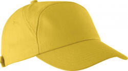 K-UP Uniszex sapka K-UP KP013 Bahia - 7 panel Cap -Egy méret, Yellow