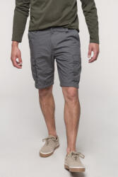 Kariban Férfi rövid nadrág Kariban KA755 Men'S Lightweight Multipocket Bermuda Shorts -46, Light Charcoal