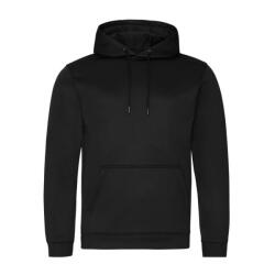 Just Hoods Uniszex kapucnis pulóver Just Hoods AWJH006 Sports polyester Hoodie -M, Jet Black