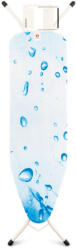 Brabantia vasalódeszka B 90300132, 124x38 cm, 7 állítható pozíció, vasalóállvány, fehér/kék Vasalódeszka
