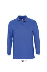SOL'S Férfi galléros póló SOL'S SO11353 Sol'S Winter Ii - Men'S polo Shirt -S, Royal Blue
