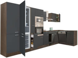 Leziter Yorki Konyhabútor - Sarok - Alulfagyasztós - 430cm