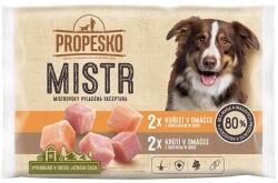 Propesko Propesko MISTR Dog Plic cu pui și curcan în sos 4 x 85 g