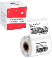 Phomemo matrica címkék 30x40mm, 230 db (fehér) (XP4030-230) - mi-one