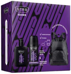 STR8 Set Cadou STR8 Game Apa de Toaleta 100 ml, Deodorant Spray pentru Corp 150 ml si Rucsac XS (SASTR80159)
