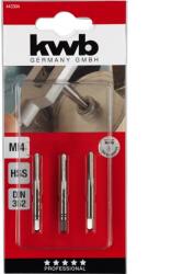 kwb Menetfúró kézi készlet M04 x 0, 7 - 3 db-os HSS - KWB (49443304)