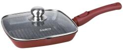 Bachmayer Tigaie Grill Antiaderenta, 28 cm, cu Maner, Burgundy, Bachmayer (MRK-BM-7854-28)