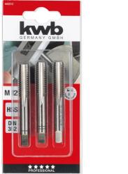 kwb Menetfúró kézi készlet M12 x 1.75 - 3 db-os HSS - KWB (49443312)