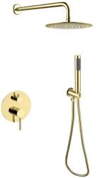 Besco Sistem de dus fix si mobil, cu baterie incastrata, auriu lucios, Besco Decco - Illusion II BP-DIII-ZL BP-DIII-ZL (BP-DIII-ZL)