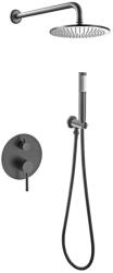 Besco Sistem de dus fix si mobil, cu baterie incastrata, grafit periat, Besco Decco - Illusion I BP-DII-GR BP-DII-GR (BP-DII-GR)