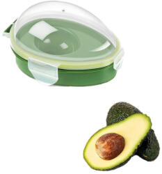 Flippy Recipient de Depozitare Avocado, Flippy, Etans, pentru Frigider, din Plastic, Mentinere Proaspata, 15.3x11x8 cm, Verde (teo-126555)