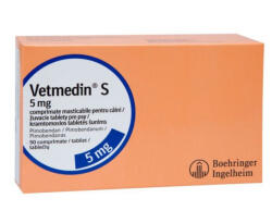 Frontline Tratament pentru insuficiena cardiaca congestiva la caini, VETMEDIN 5MG, 50 comprimate