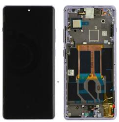 621029000159 Gyári Oneplus 12R OLED kijelző érintővel Lila (Electric Violet) kerettel, előlap (621029000159)