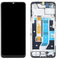 621029000089 Oppo A58 / A78 OEM LCD kijelző érintővel fekete kerettel, előlap (621029000089)