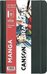 Canson Book Hardbound Long Side Graduate Manga Vázlatfüzet 40 21, 6 x 14 cm 200 g Portrait (C31200L035)