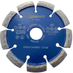 Prodiamante CC125 fózoló gyémánt vágókorong Ø125mm, V alakú 6, 35mm széles szegmenssel (CC125635)