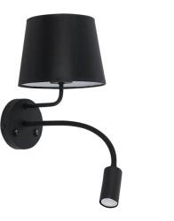 Toolight Szerszámlámpa, fali lámpa LED 3W+1xE27 APP1610-2W, fekete, OSW-01593 (OSW-01593)