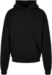 Build Your Brand Unisex felnőtt pamut ultra nehézsúlyú boxy kapucnis pulóver XL fekete