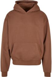 Build Your Brand Unisex felnőtt pamut ultra nehézsúlyú boxy kapucnis pulóver XS barna