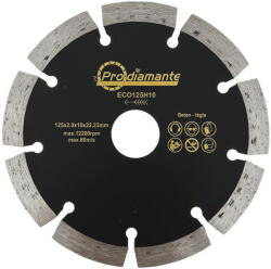 Prodiamante ECO125H10 univerzális vágótárcsa Ø125mm (ECO125H10)