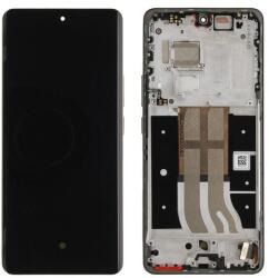  621029000160 Gyári Realme 12 Pro Plus LCD kijelző érintővel Fekete kerettel, előlap (621029000160)