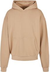 Build Your Brand Unisex felnőtt pamut ultra nehézsúlyú boxy kapucnis pulóver 2XL bézs