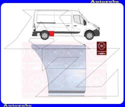 RENAULT MASTER 3 2010.04-2019.08 Hátsó sárvédő első rész jobb 50cm "középhosszú L2-tengelytáv: 3682mm" (külső javítólemez) KLOKKERHOLM 6089564