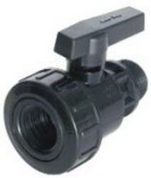sab 9002 PVC Csap 1" KB (fekete)