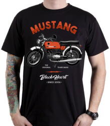 Black Heart Póló BLACK HEART Mustang Szín: fekete, Méret: XL