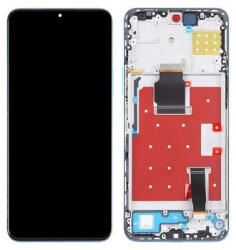 Huawei Honor X8a (2023), CRT-LX1, Honor 90 Lite (2023), CRT-NX1 előlap keret, lcd kijelző és érintőpanel, kék (OEM)