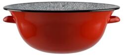Perfect Home Lighean, vajling din Fier Emaillat rosu 10L