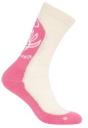 Icebreaker Merino Hike+ Light Crew Fresh Fern Women Șosete CHALK/POP/SNOW L