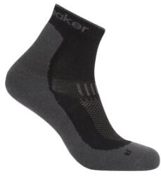 Icebreaker Merino Hike+ Light Mini Men Șosete BLACK/OBSIDIAN L