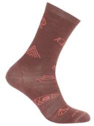 Icebreaker Merino Lifestyle Ultralight Crew Camp Essentials Men Șosete CAROB/PLUME XL