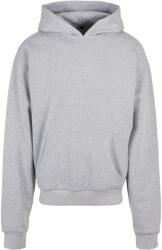 Build Your Brand Unisex felnőtt pamut ultra nehézsúlyú boxy kapucnis pulóver 2XL szürke
