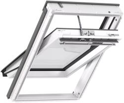 Velux Elektromos GLU ablak, műanyag bev. fa, 3-rtg (61) üveg, 55x78 cm (GLU CK02 006121)
