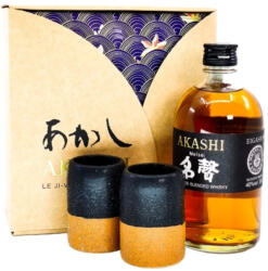 Akashi Meisei Japan whisky Giftpack 2 pohárral 40% 0.5l drs