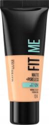 Maybelline New York Fit Me! Mattító smink pórusmentes 124 Soft sand 30 m (3600531429539)