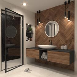 ELTAP Grace kerek tükör 60cm tükör, fehér - sprintbutor