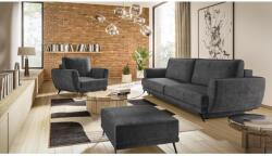 ELTAP Megis 3f, 1f, pouf lounge ülőgarnitúra szett, sötétszürke - sprintbutor - 590 800 Ft