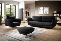 ELTAP Set Silva ülőgarnitúra szett, fekete - sprintbutor - 559 335 Ft