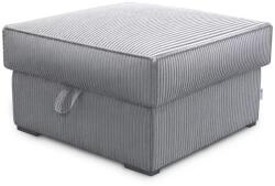 Taburet gri deschis SMART COSARO cu spatiu de depozitare 65x65 cm