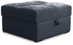 Taburet ZENOVA gri inchis cu spatiu de depozitare 65x65 cm