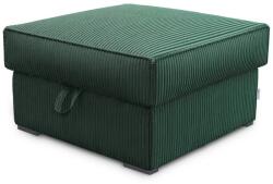  Taburet verde inchis SMART COSARO cu spatiu de depozitare 65x65 cm